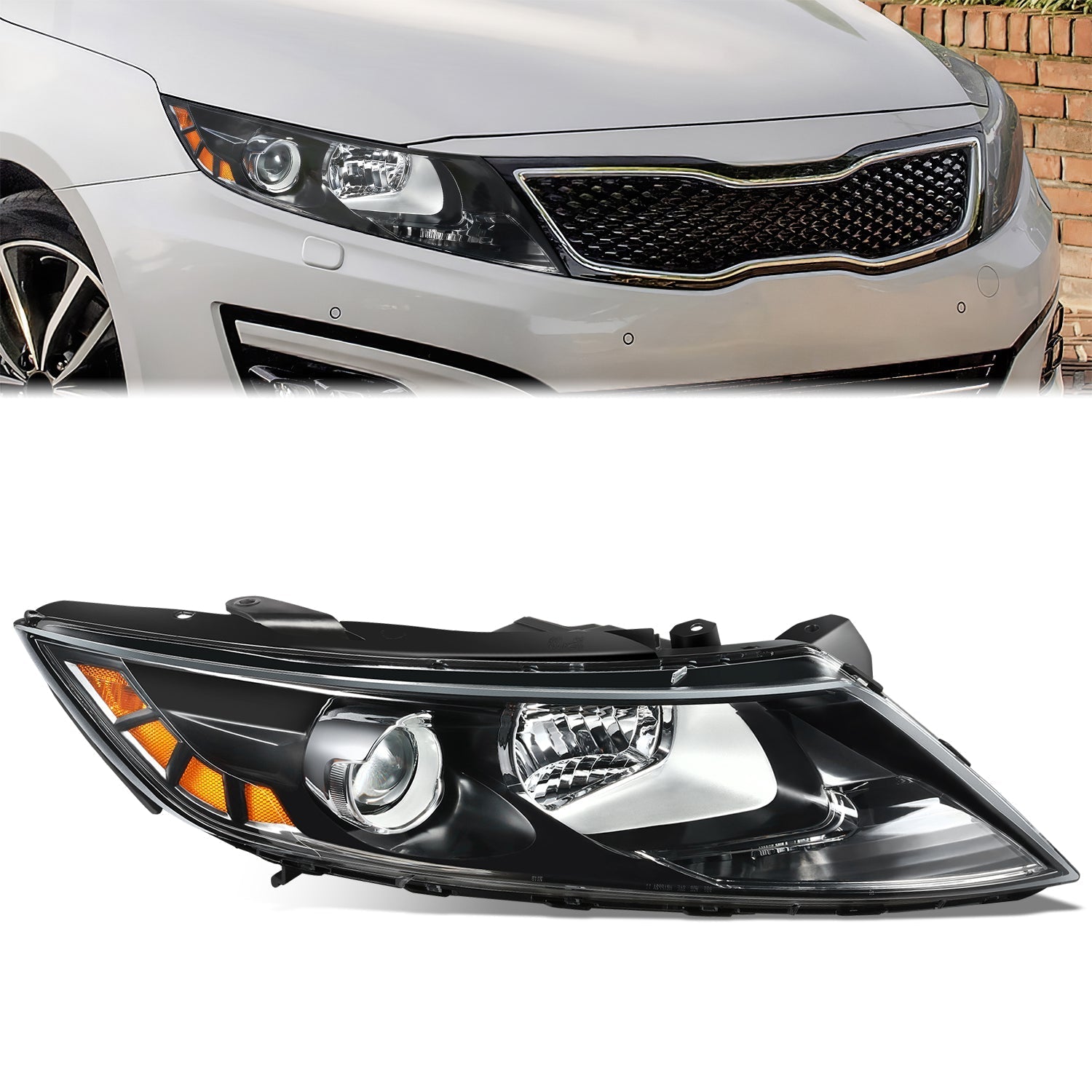 Factory Style Projector Headlight (Right) <br>11-13 Kia Optima (Korean Made Models)