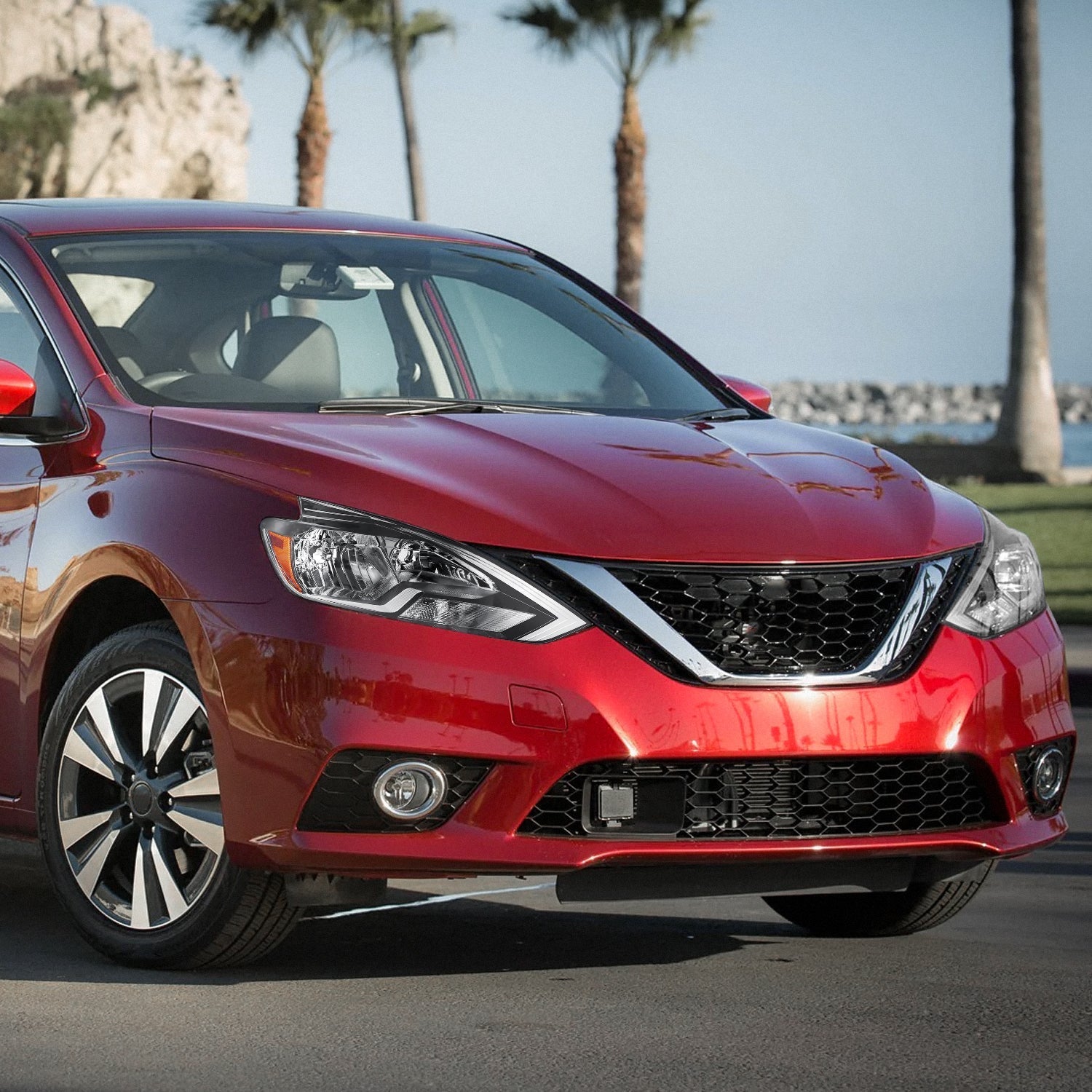 Factory Style Headlight (Right) <br>16-19 Nissan Sentra