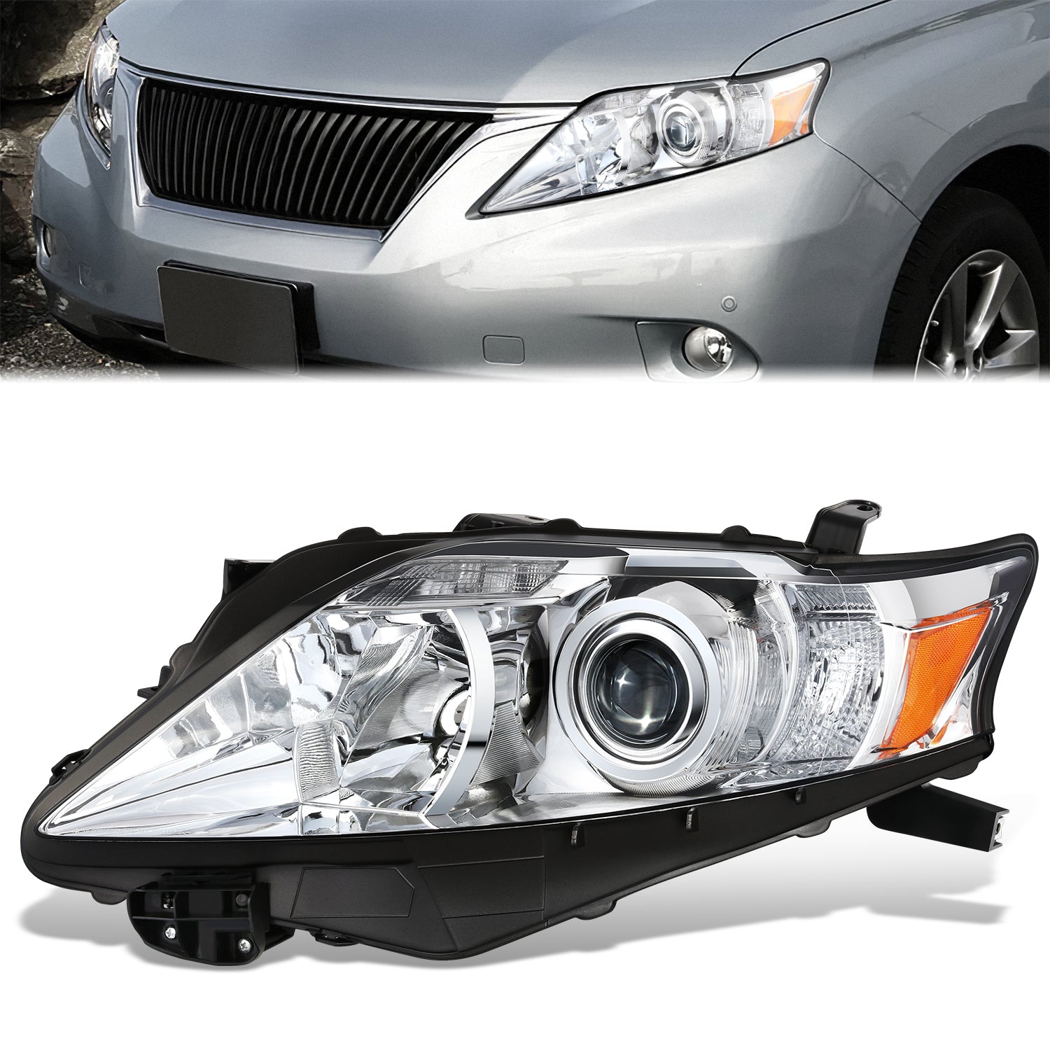 Factory Style Projector Headlight (Left) <br>10-12 Lexus RX350