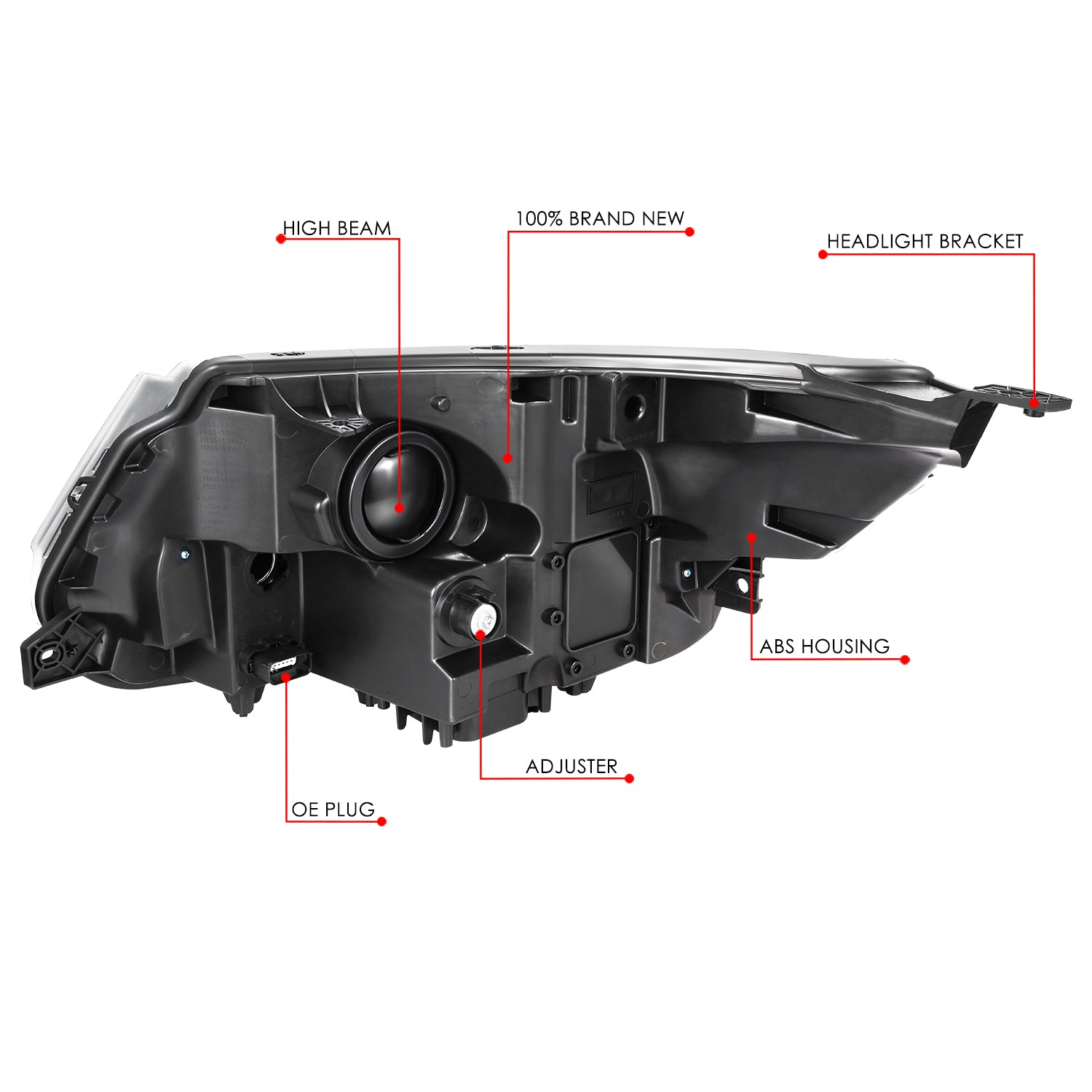 LED DRL Headlight (Right) <br>16-18 Ford Explorer