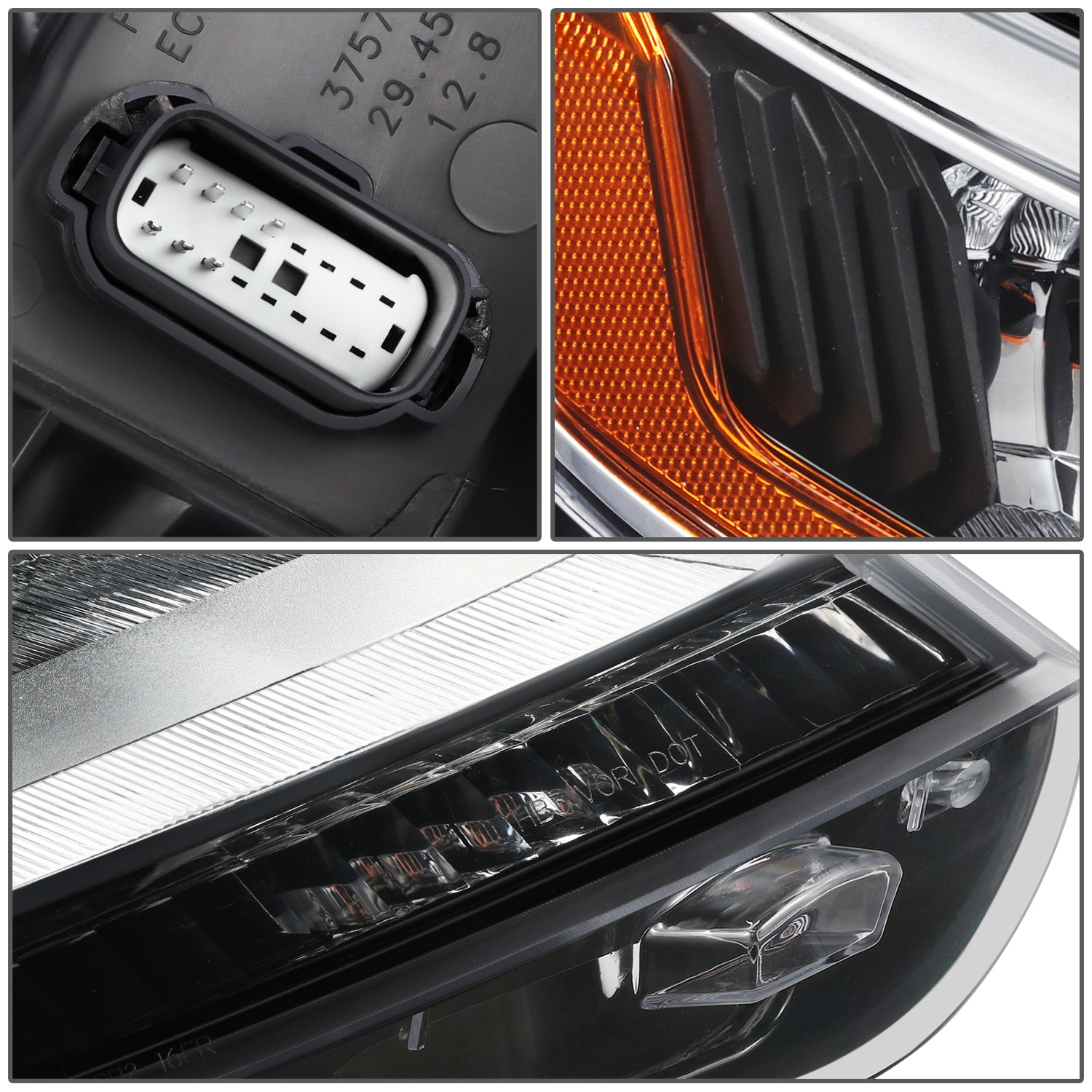 LED DRL Headlight (Right) <br>16-18 Ford Explorer