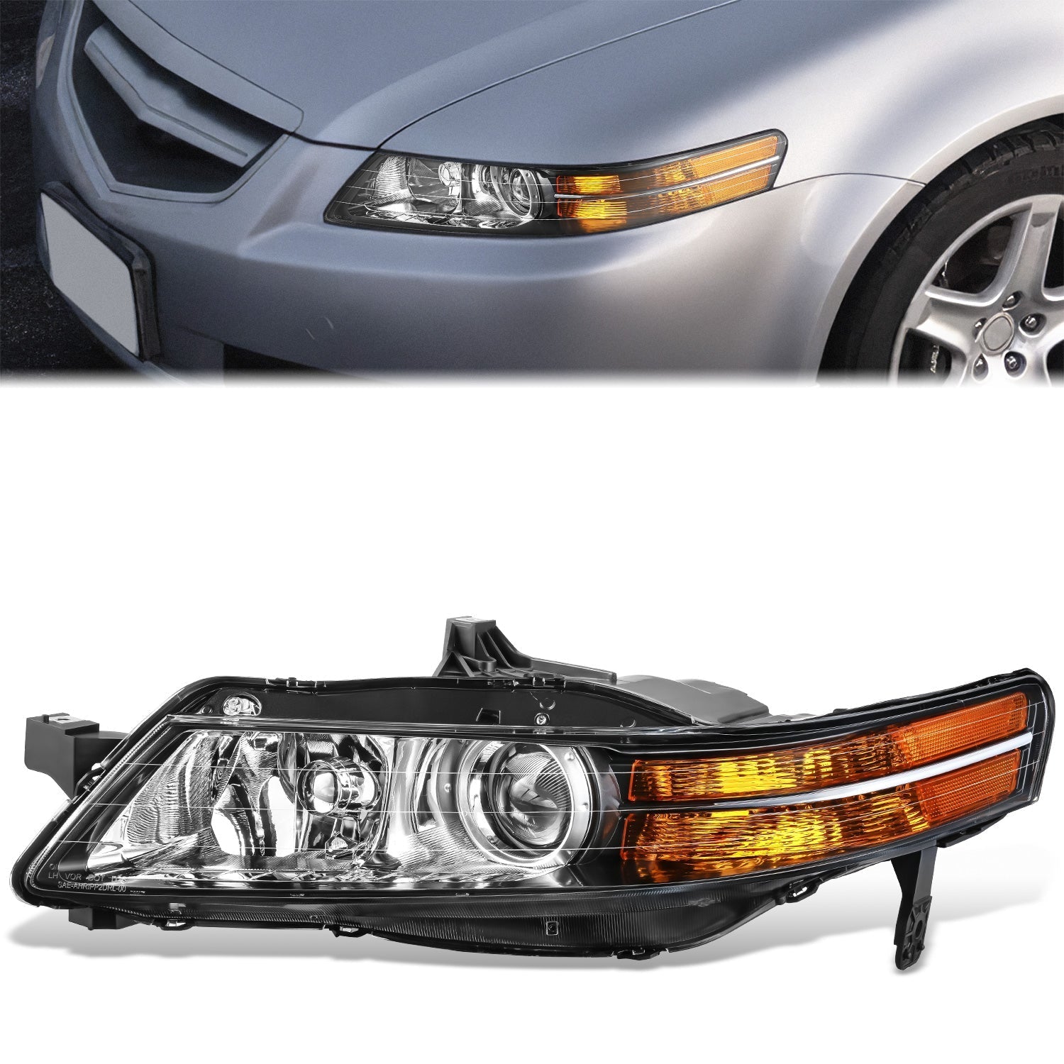 Factory Style Projector Headlight (Left) <br>04-05 Acura TL