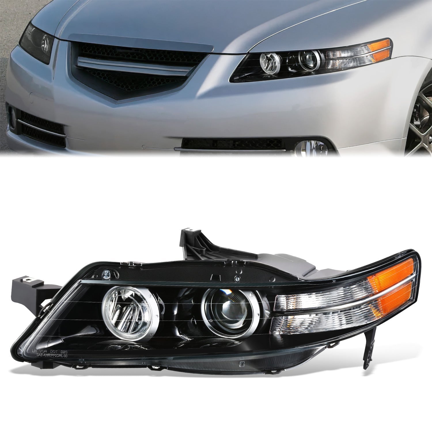 Factory Style Projector Headlight (Left) <br>07-08 Acura TL Type S