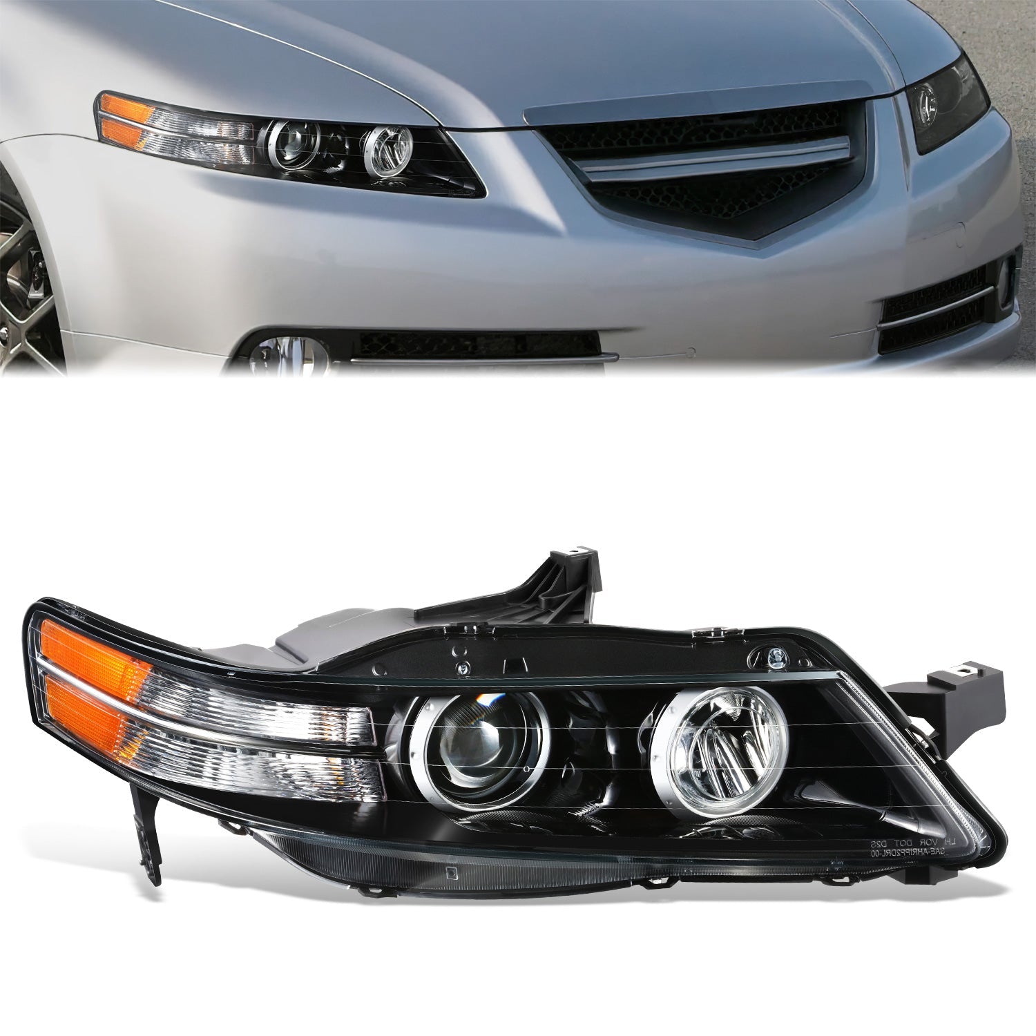 Factory Style Projector Headlight (Right) <br>07-08 Acura TL Type S