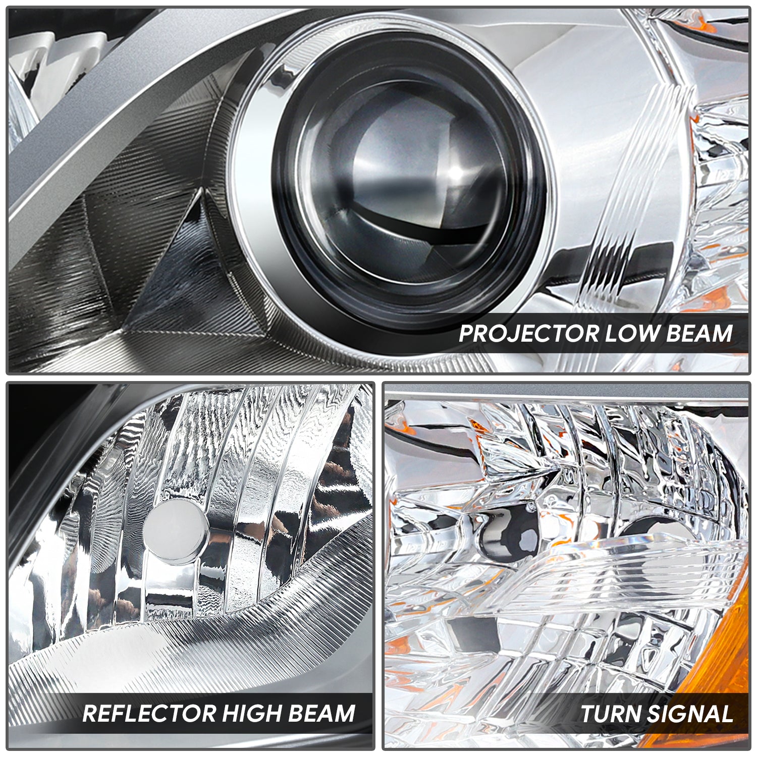 Factory Style Projector Headlight (Left) <br>13-15 Acura RDX