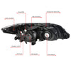 Factory Style Projector Headlight (Left) <br>13-15 Acura RDX