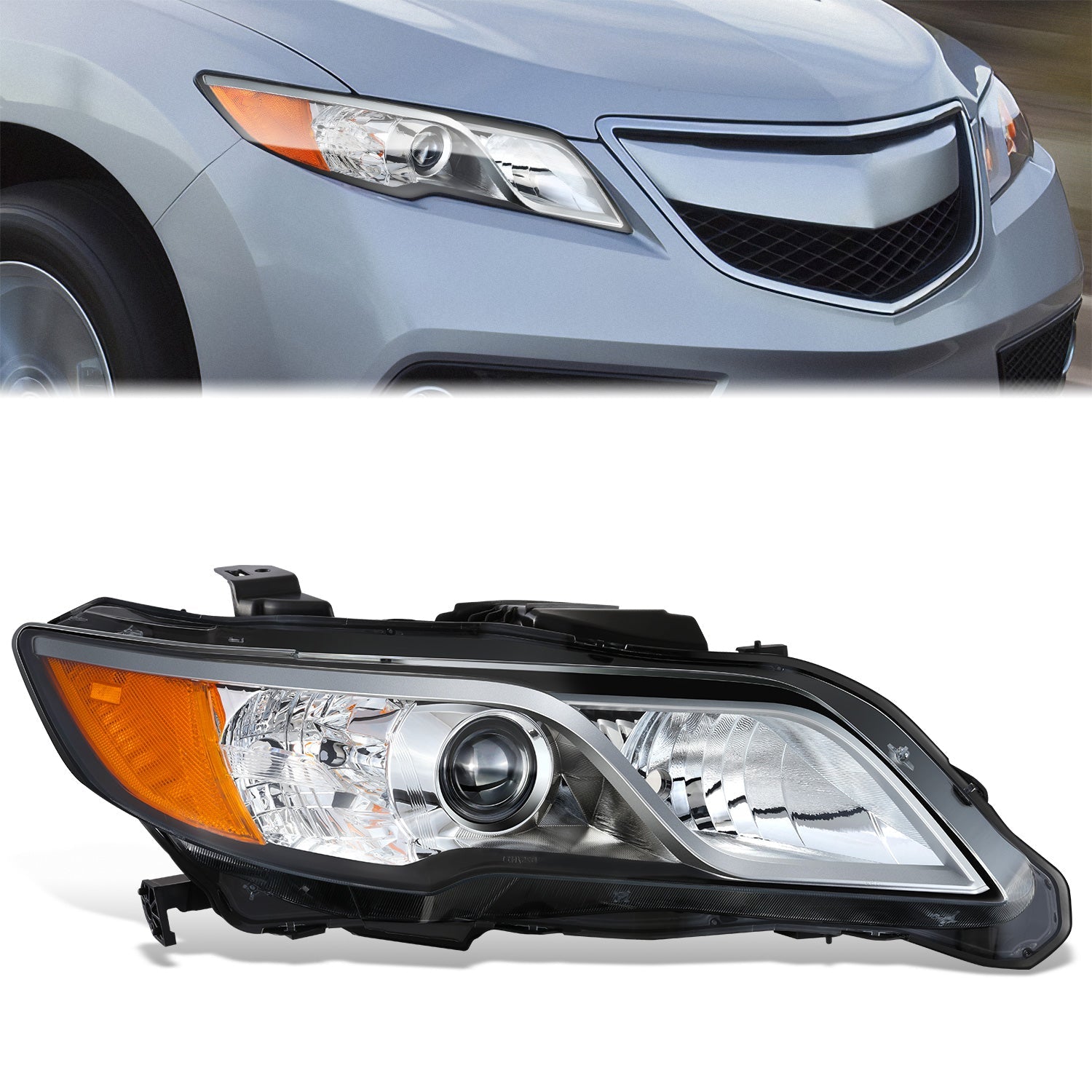 Factory Style Projector Headlight (Right) <br>13-15 Acura RDX