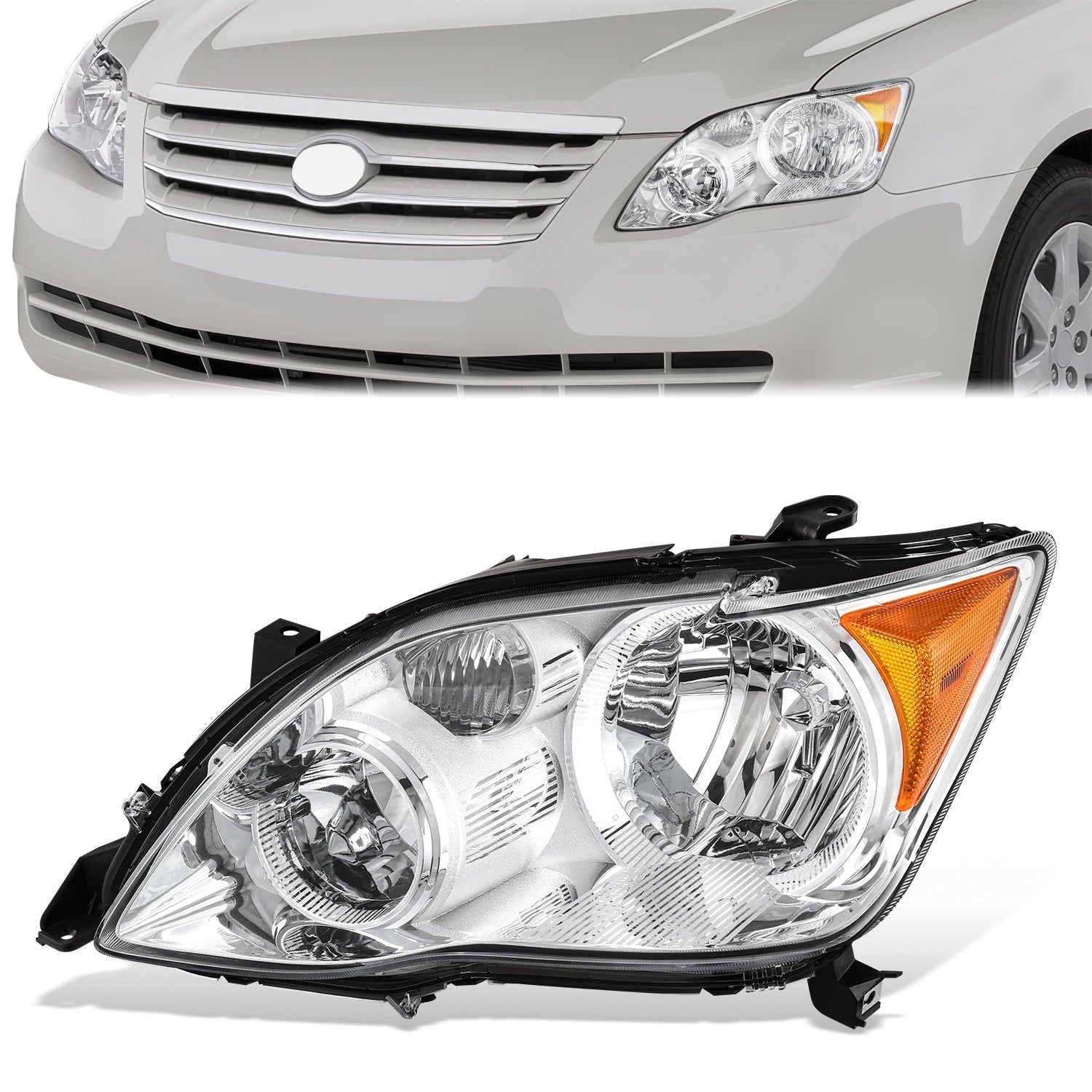 Factory Style Headlight (Left) <br>08-10 Toyota Avalon