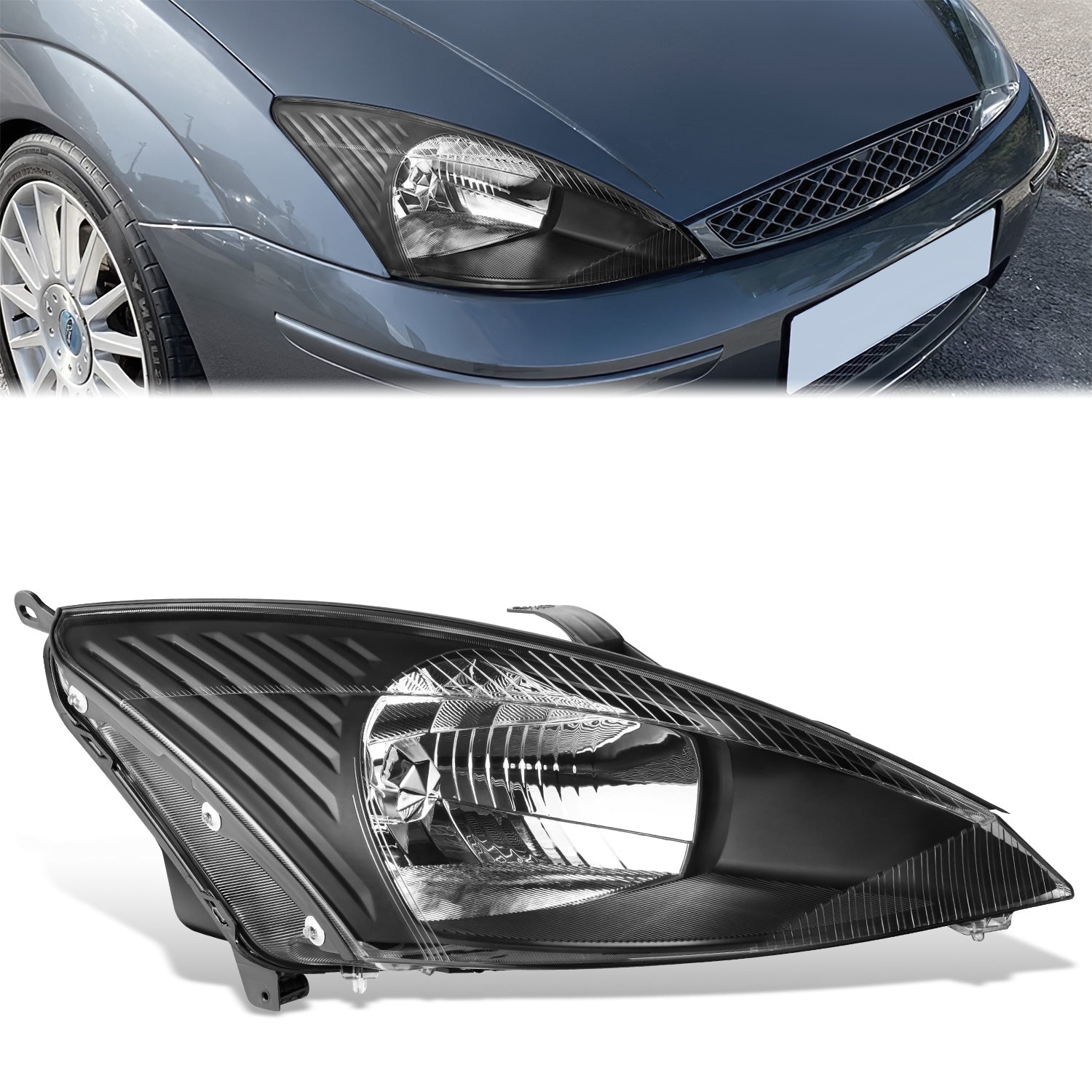 Factory Style Headlight (Right) <br>03-04 Ford Focus