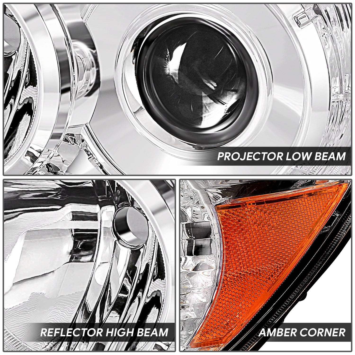 Factory Style Projector Headlight (Left) <br> 06-09 Toyota 4Runner