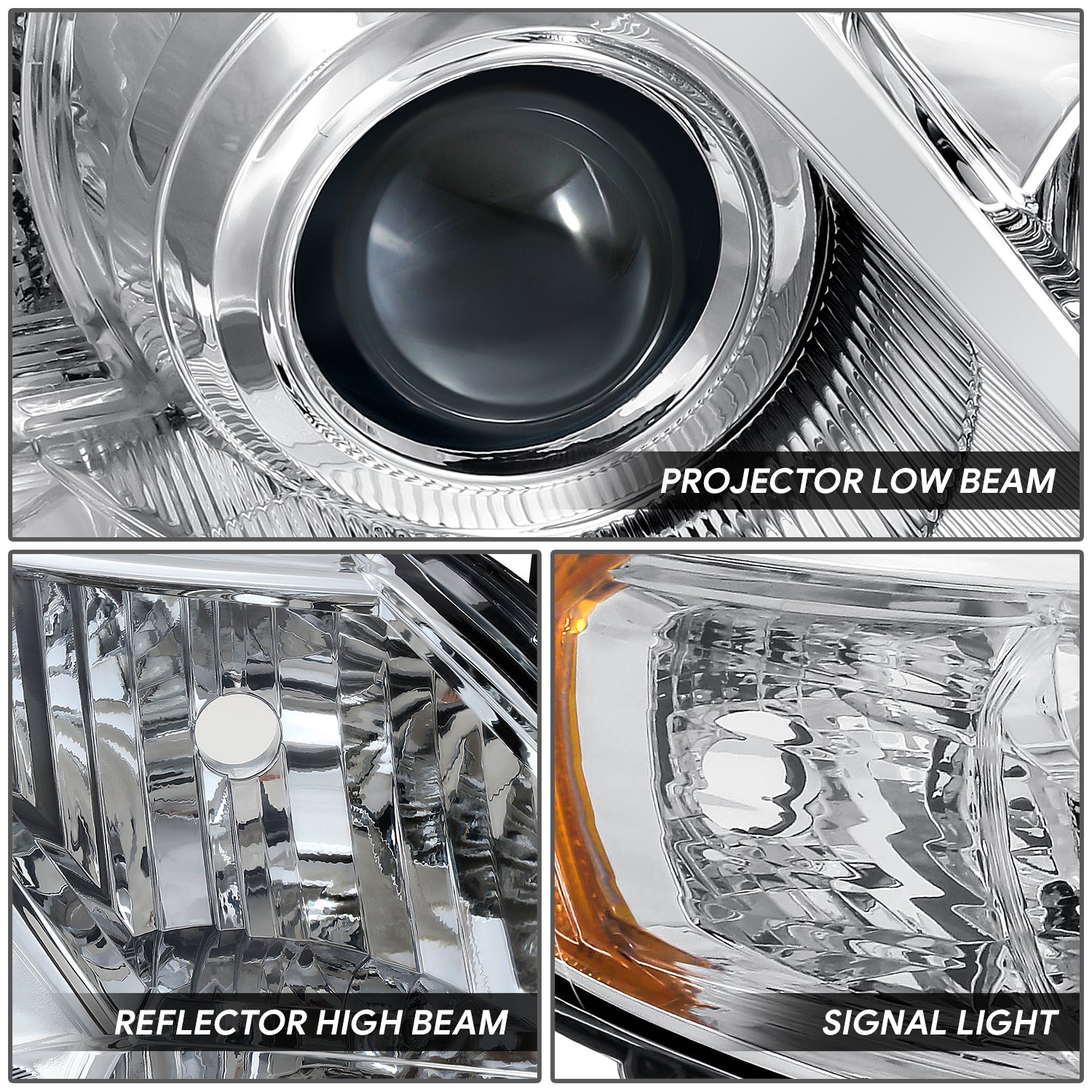 Factory Style Projector Headlight (Right) <br> 12-14 Toyota Camry