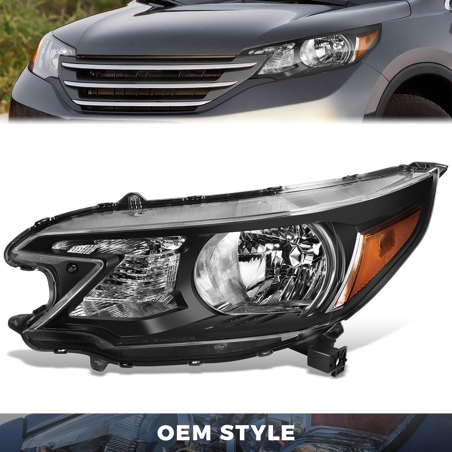 Factory Style Headlight (Left) <br> 12-14 Honda CR-V