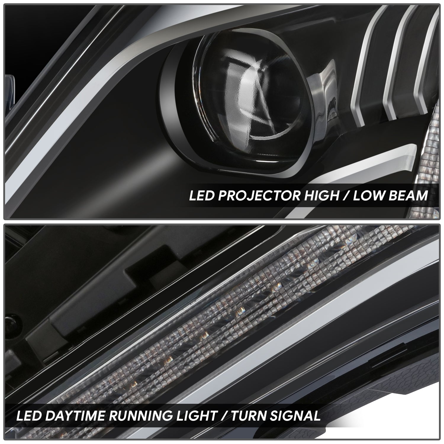 LED DRL Projector Headlight (Left) <br>17-20 Cadillac XT5