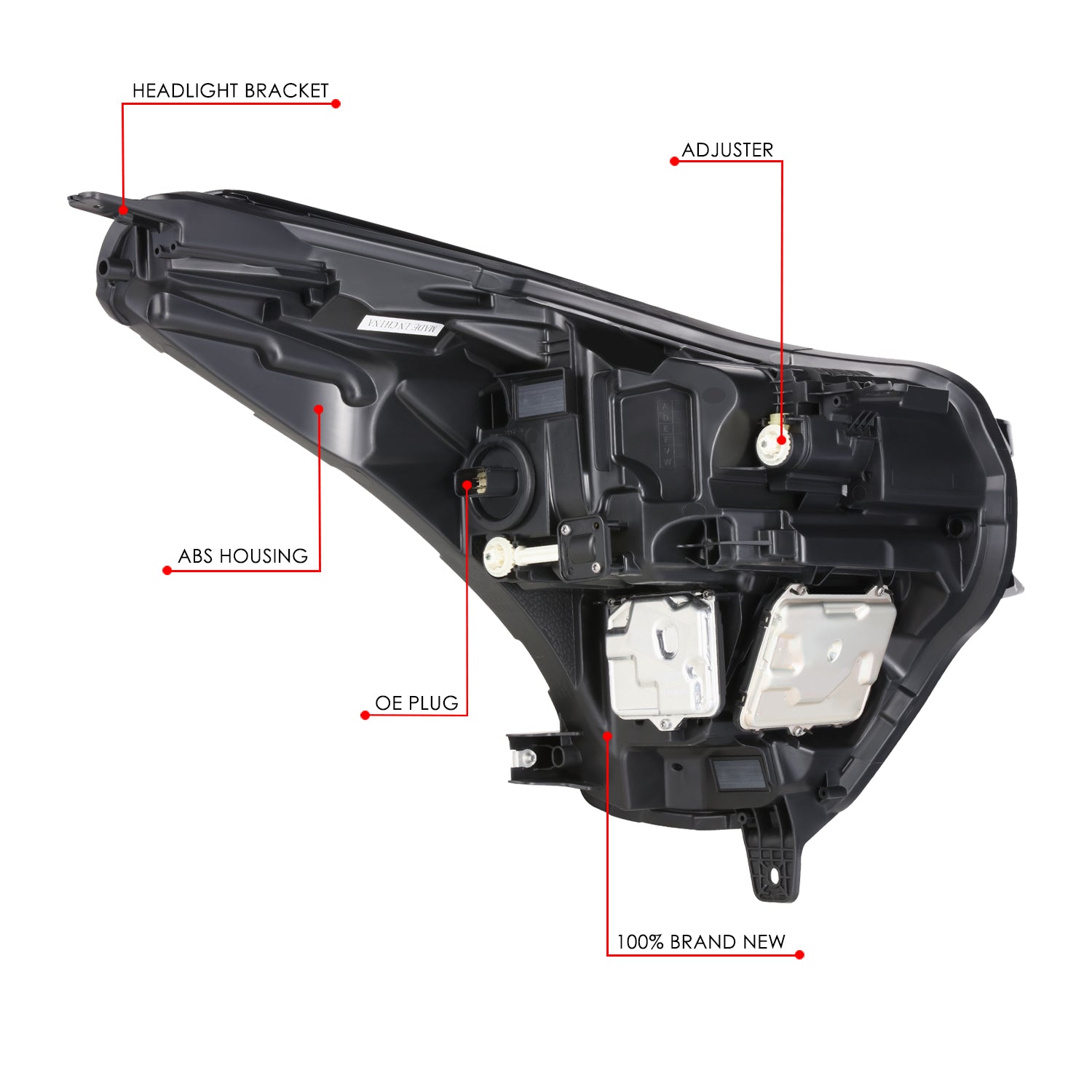 LED DRL Projector Headlight (Left) <br>17-20 Cadillac XT5