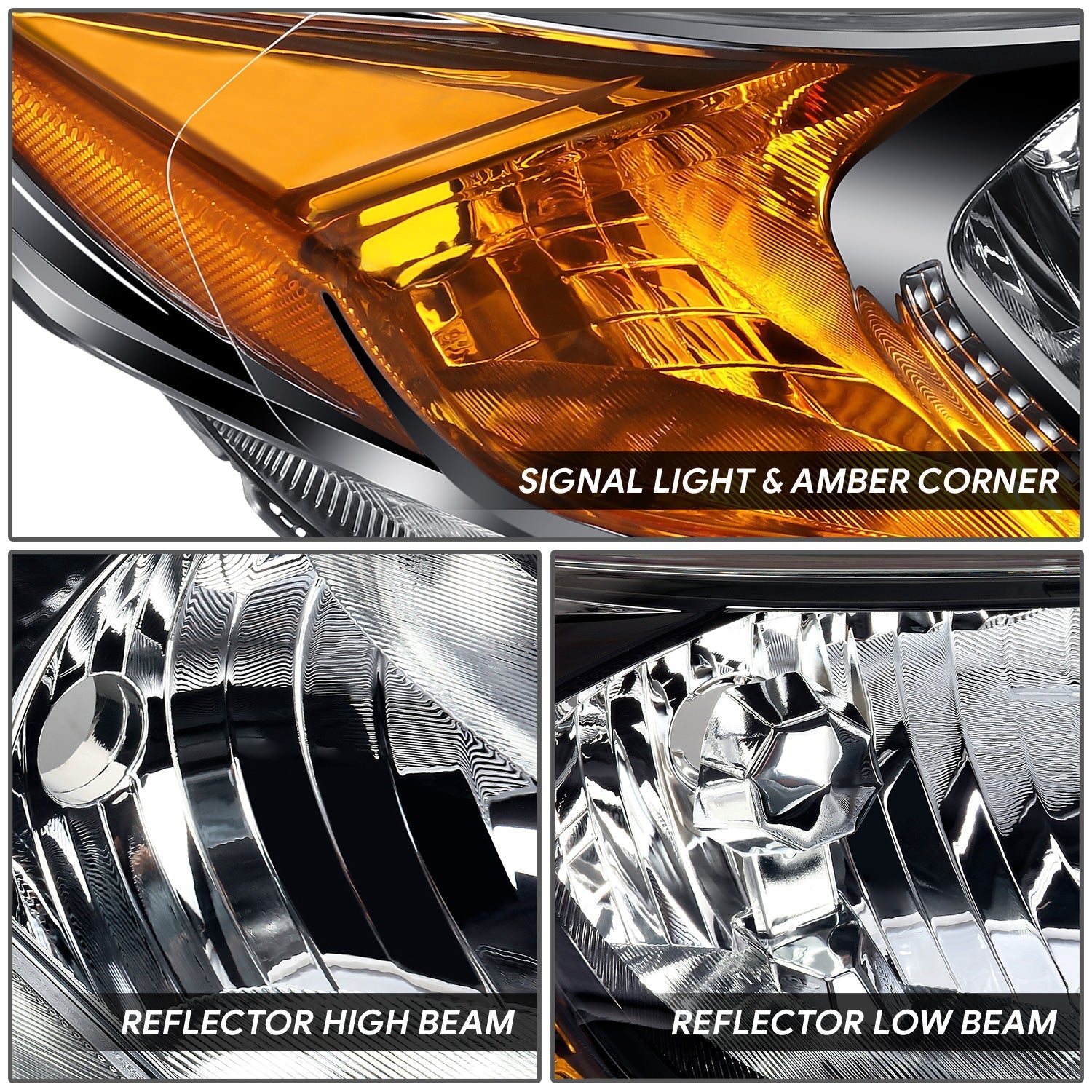 Factory Style Headlight (Right) <br>14-15 Honda Civic Coupe