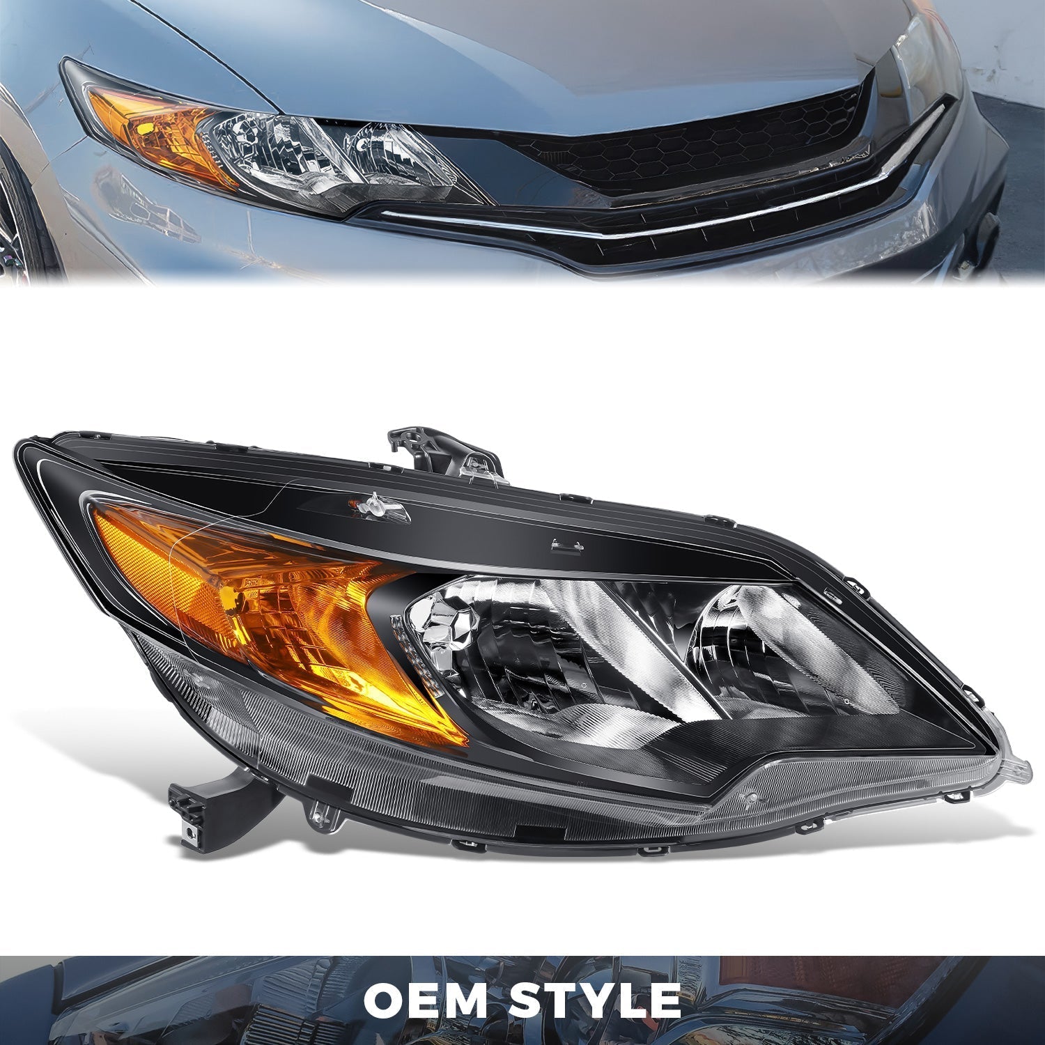 Factory Style Headlight (Right) <br>14-15 Honda Civic Coupe