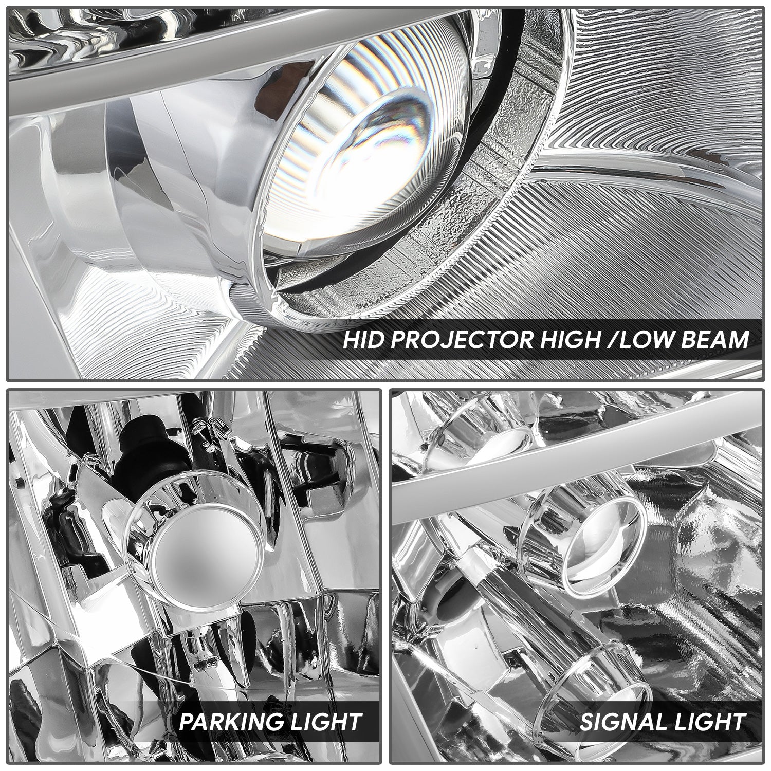 Factory Style Projector Headlight (Right) <br>07-09 Cadillac Escalade