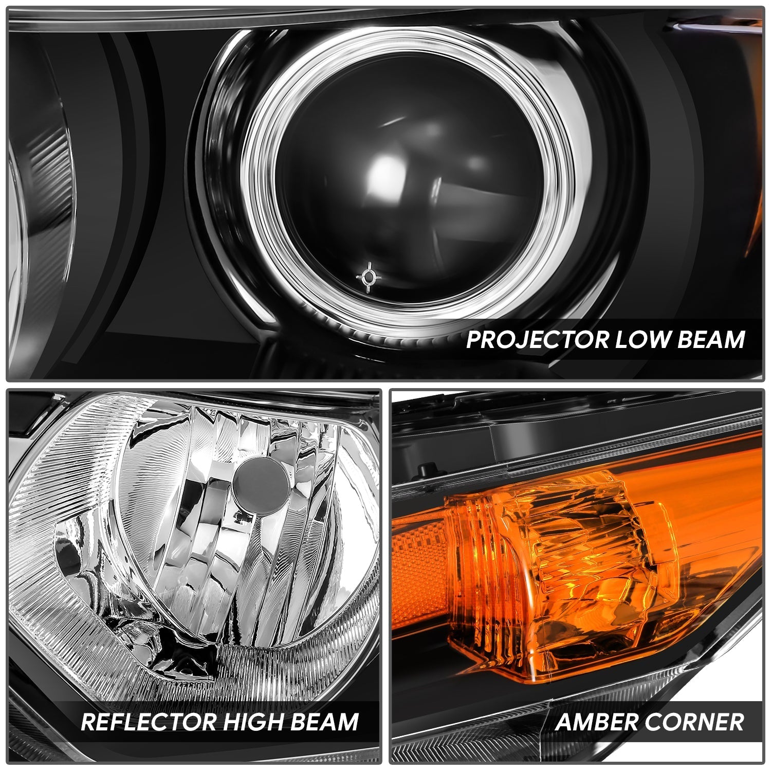 Factory Style Projector Headlight (Left) <br> 09-14 Acura Tsx