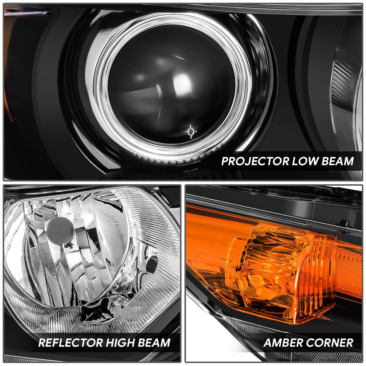 Factory Style Projector Headlight (Right) <br> 09-14 Acura Tsx