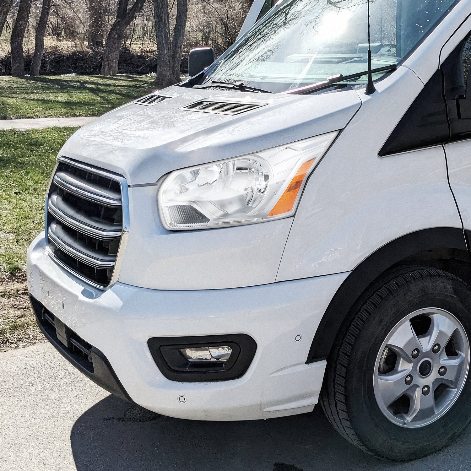 Factory Style Headlight (Left) <br> 15-23 Ford Transit 150, 250, 350