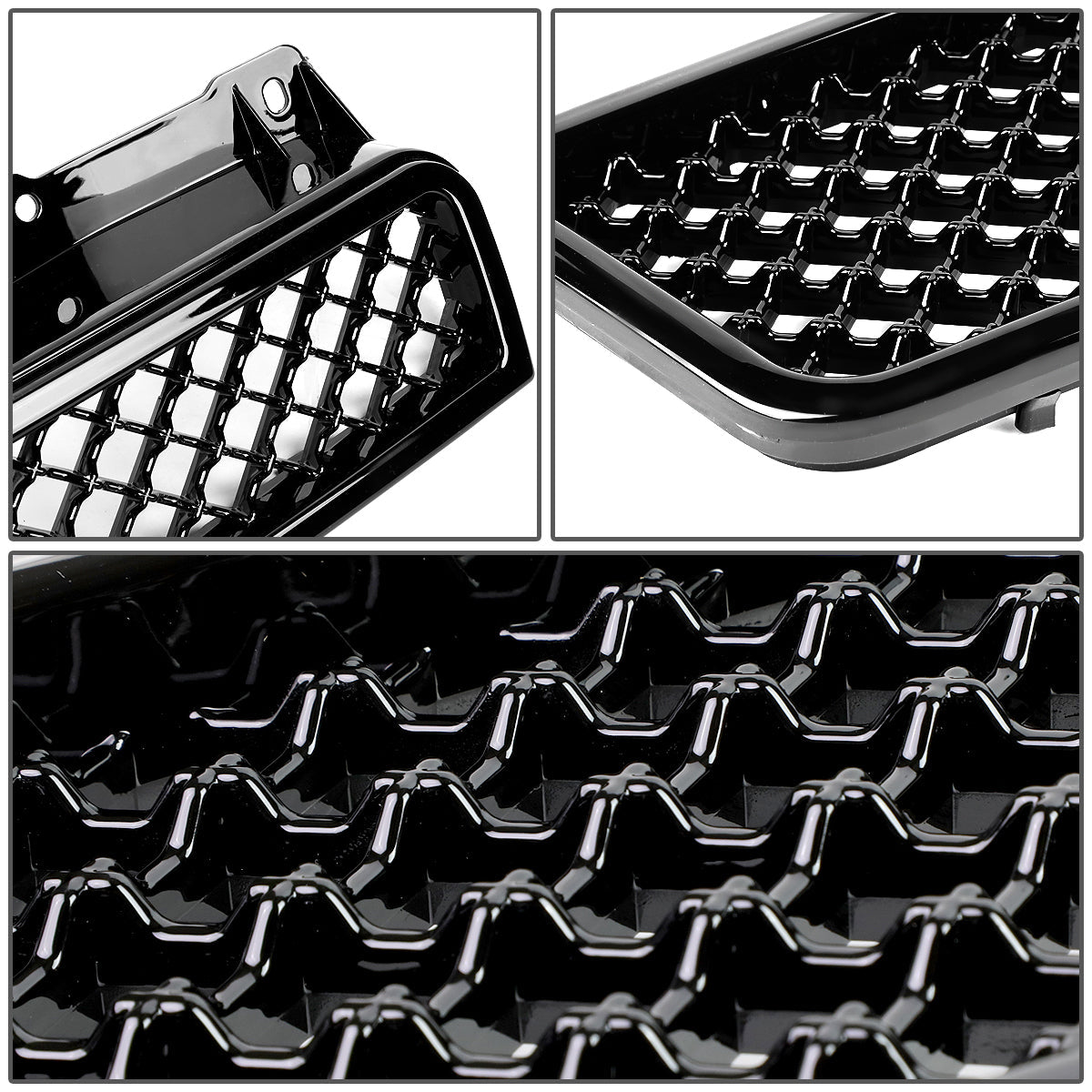 07-14 Chevy Tahoe Avalanche Suburban 1500 2500 Front Grille - Diamond Mesh - Black