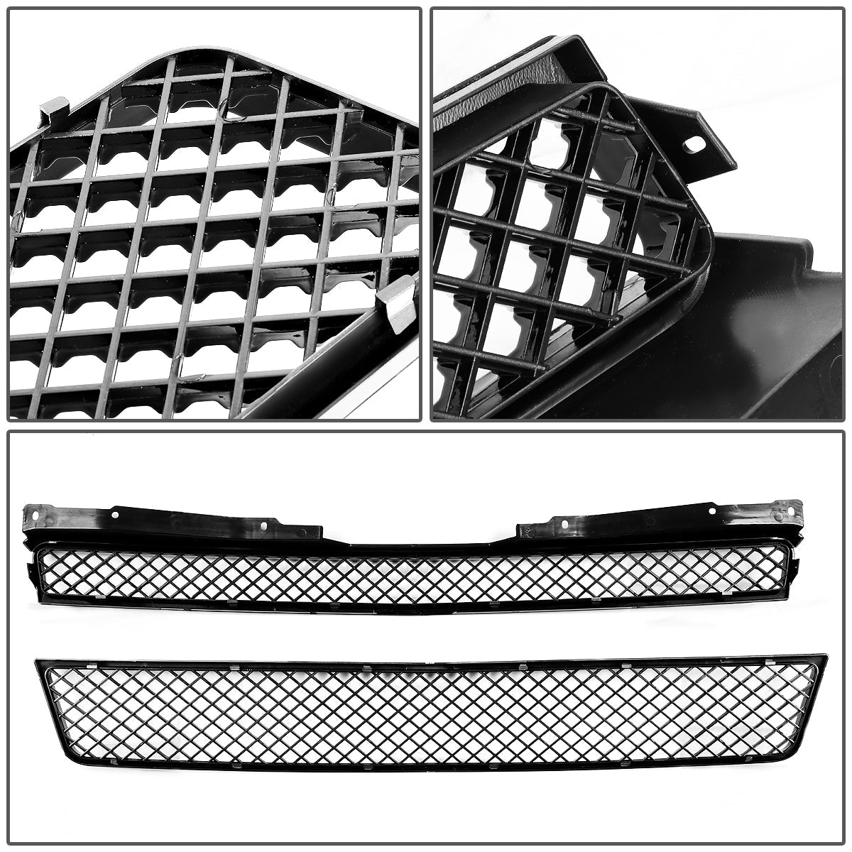 07-14 Chevy Tahoe Avalanche Suburban 1500 2500 Front Grille - Diamond Mesh - Black