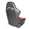 Racing Seats - Reclinable - Arrow Design - PVC Leather - Pair