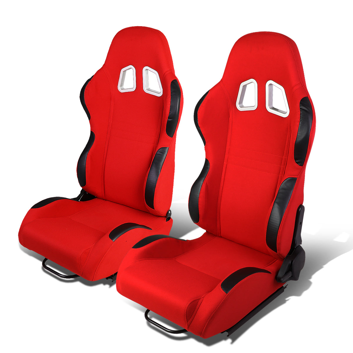 Racing Seats - Reclinable - Cloth - Type-R - Pair
