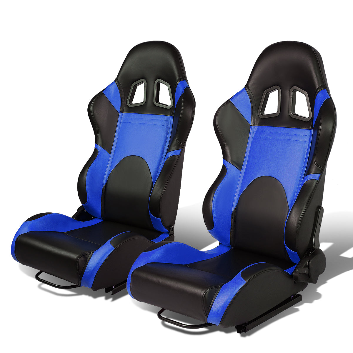 PVC Leather Racing Seats - Reclinable - Type-R - Pair