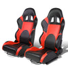 D-Motoring - Racing Seats - Reclinable - PVC Leather - Type-R - Pair - 1