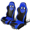 Racing Seats - Reclinable - PVC Leather - Type-R - Pair