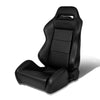 D-Motoring - Racing Seat - Reclinable - Type-R - 100% Real Leather - Left - 1
