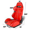 D-Motoring - Racing Seat - Reclinable - Type-R - PVC Leather - Left - 7