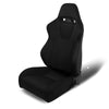 Left / Driver Side Reclinable Woven Fabric Racing Seat w/Slider - XL09