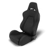 Right / Passenger Side Reclinable Woven Fabric Racing Seat