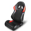 D-Motoring - Racing Seat - Reclinable - Glossy Sport Style - PVC Leather - Left - 1
