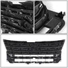 16-17 Ford Explorer Front Upper Bumper Grille - Factory Style - Glossy Black