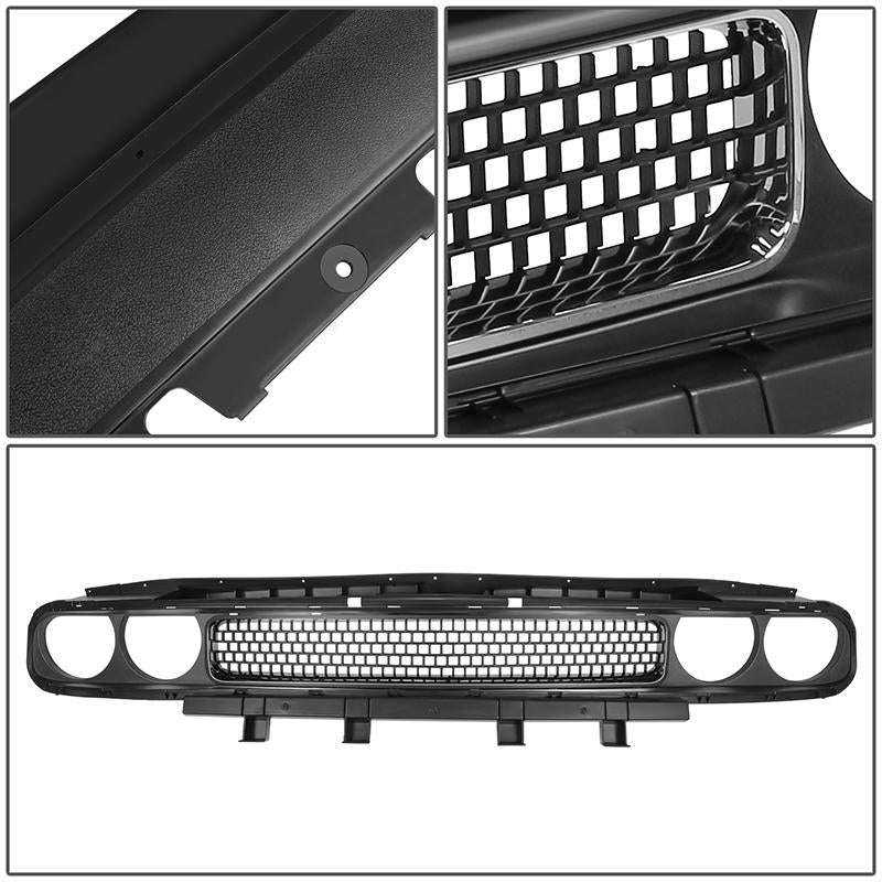 08-14 Dodge Challenger Front Upper Mesh Bumper Grille