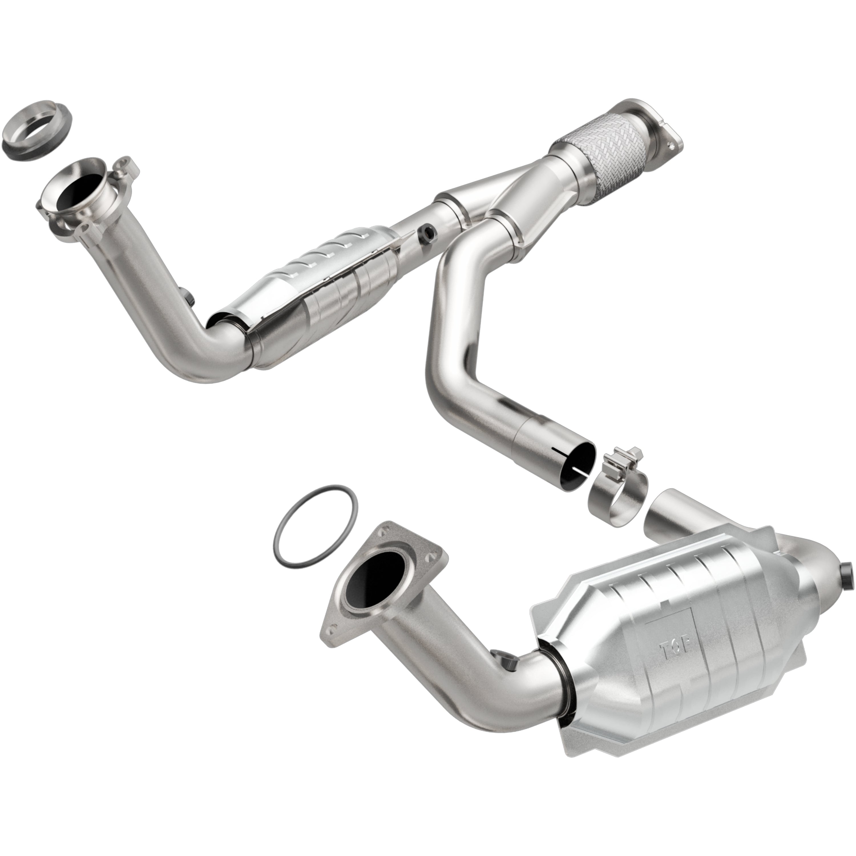 OEM Grade Federal / EPA Compliant Direct-Fit Catalytic Converter <br>2007 Rainier, 06-09 Trailblazer, 07-09 Envoy, 2009 Saab 9-7x