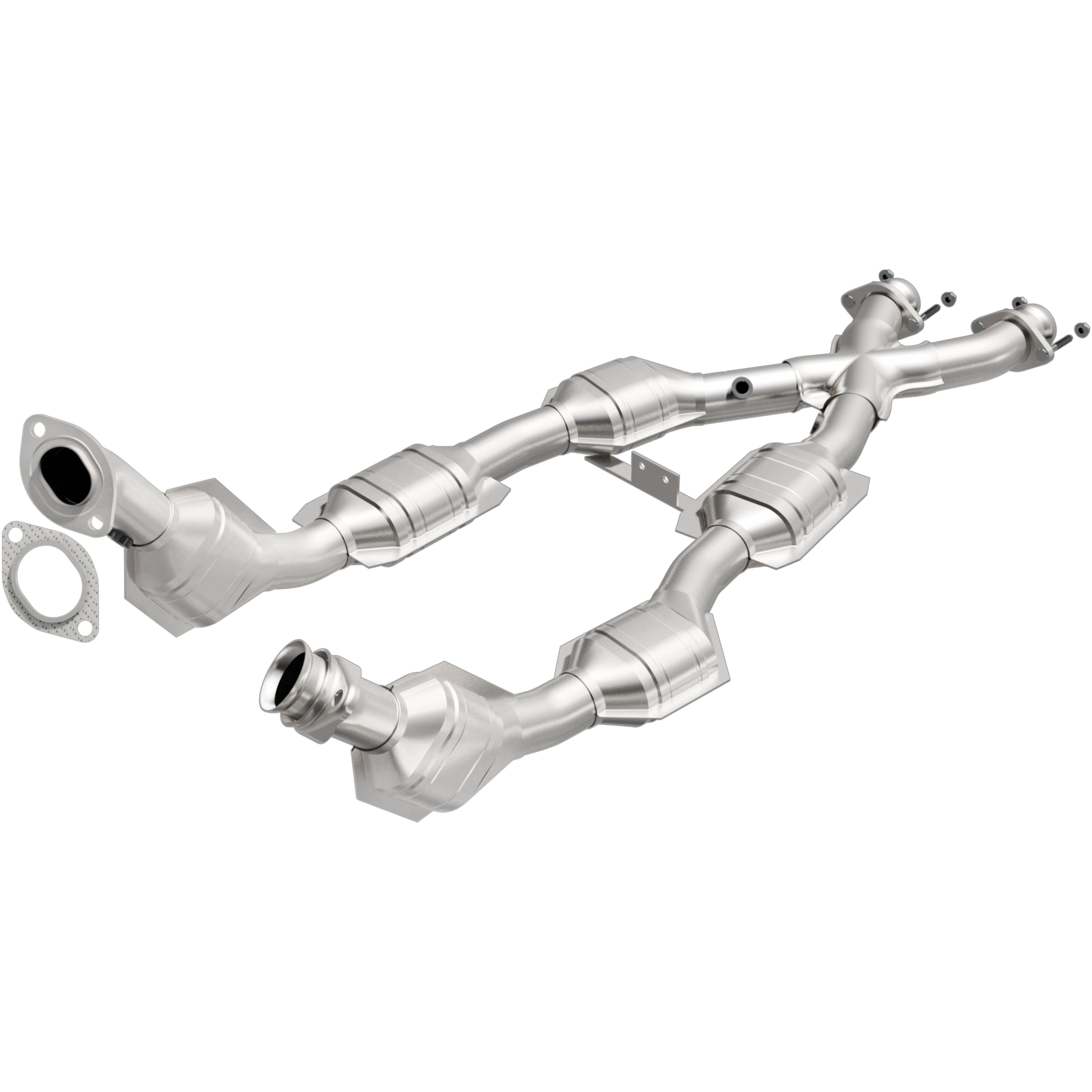 HM Grade Federal / EPA Compliant Direct-Fit Catalytic Converter <br>96-98 Ford Mustang 4.6L