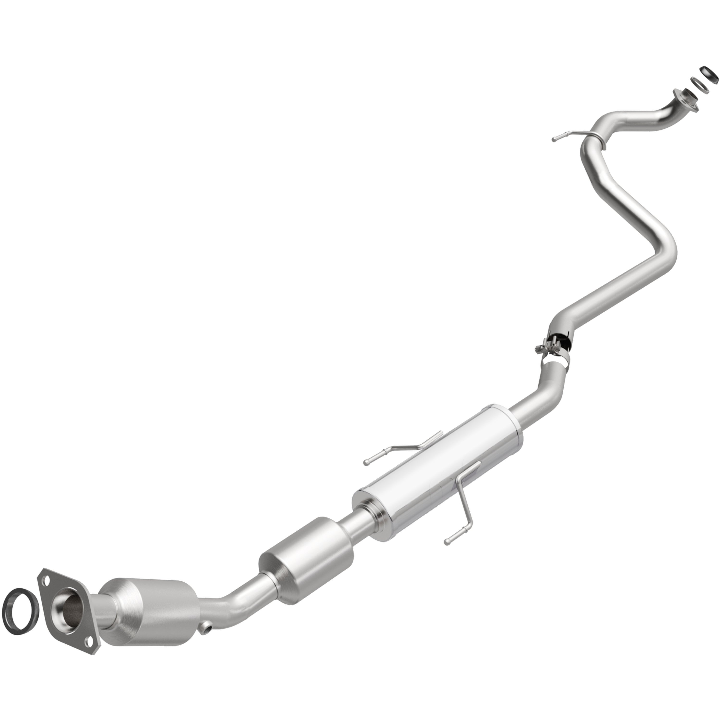 OEM Grade Federal / EPA Compliant Direct-Fit Catalytic Converter <br>07-11 Toyota Yaris 1.5L Sedan